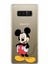 Samsung Galaxy Note 8 Kapak Mickey Mouse Tasarımlı Şeffaf Süper Silikon Kılıf 1