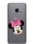 Samsung Galaxy S9 Kapak Minnie Mouse Tasarımlı Şeffaf Süper Silikon Kılıf 1