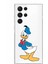 Samsung Galaxy S23 Ultra Kamera Korumalı Kapak Donald Duck Tasarımlı Şeffaf Süper Silikon Kılıf 1