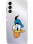 Samsung Galaxy A24 Kamera Korumalı Kapak Donald Duck Tasarımlı Şeffaf Süper Silikon Kılıf 1