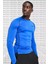 Pro Dri Fit Men's Tight Fit Top Slim Fit Uzun Kollu Sweatshirt Body Sax Mavi 1