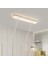 Beyaz Spotlu Oval 60X16CM 4000k Işık Rengi, Kuamndalı LED Tavan Lambası,oval Avize,modern Aydınlatma,dekoratif Işık 1