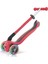 Kırmızı Primo Katlanabilir Işıklı Kırmızı Çocuk Scooter 3 4