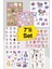 Süper Girl Sticker Set-Planner Ajanda Bullet Journal Için Uygun Set 1