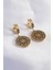 316L Çelik Gold Renk Lotus Kadın Küpe 2