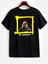 Unisex Ne Baktın Oversize Unisex T-Shirt Siyah 1