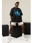 Pray The Lord Baskılı Siyah Unisex Oversize Tshirt 2