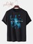 Pray The Lord Baskılı Siyah Unisex Oversize Tshirt 1