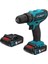 Tekno Trust Darbeli 32 Volt 5.0 Amper Çift Akülü 27 Parça Uç Setli Şarjlı Vidalama Matkap 10 Volt Li-Ion Akülü 3