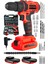 Tekno Trust 58 Volt Alman Sta 58 V 5 Ah Darbeli Çift Akülü Bakır Sargılı Metal Şanzıman Şarjlı Vidalama Matkap 2