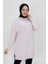 30644 Iki Ip Kumaş Basic Tunik Sweatshirt 1