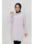 30644 Iki Ip Kumaş Basic Tunik Sweatshirt 2