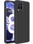 Realme 8 Kapak Içi Kadife Kamera Korumalı Lansman Silikon Kılıf - Siyah 1