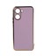 Vivo Y16 Kılıf Kenarları Gold Kamera Korumalı Renkli Pastel Silikon Lila Bark 1