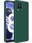 Realme 8 Kapak Içi Kadife Kamera Korumalı Lansman Silikon Kılıf - Yeşil 1