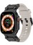 Apple Watch 3 4 5 6 Se 44MM Titanyum Metal Bağlantı Kitli Silikon Kordon 101 4