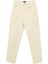 Normal Bel Normal Paça Mom Fit Ekru Kadın Denim Pantolon F4Sl-Pnt0547 1