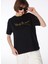 Bisiklet Yaka Baskılı Siyah Kadın T-Shirt F4SL-TST0913 1