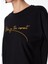 Bisiklet Yaka Baskılı Siyah Kadın T-Shirt F4SL-TST0913 4