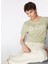 O Yaka Baskılı Açık Haki Kadın T-Shirt 242 Lcf 242005 Londonlogo A. Haki 1