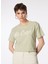 O Yaka Baskılı Açık Haki Kadın T-Shirt 242 Lcf 242005 Londonlogo A. Haki 2