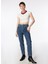 Yüksek Bel Geniş Paça Mom Fit Açık Mavi Kadın Denim Pantolon 242 Lcf 121008 Marlyn Posey Blue Mı 1