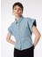 Açık Mavi Kadın Denim Ceket 242 Lcf 131007 Vakka Rastaban Blue 1