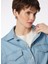 Açık Mavi Kadın Denim Ceket 242 Lcf 131008 Samy Rastaban Blue L 4