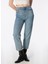 Yüksek Bel Geniş Paça Straight Açık Mavi Kadın Denim Pantolon 242 Lcf 121017 Clara Blue Lıght 3