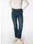 Geniş Paça Straight Koyu Antrasit Kadın Denim Pantolon 242 Lcf 121022 Susıe Tom Cooper 3