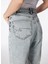 Yüksek Bel Geniş Paça Mom Fit Koyu Lacivert Kadın Denim Pantolon 242 Lcf 121018 Marlyn Lıght Acıd 5