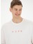Bisiklet Yaka Ekru Erkek T-Shirt NAVU 1