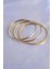 316L Çelik Gold Renk Ajda Model 3'lü 65 mm Kadın Bilezik 1
