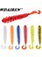E Stili 50MM 0,55G Larva Balık Tutma Yumuşak Lures Balık Kokusu Silikon Yapay Yem Solucan Bas Pike Minnow Swimbait Jig Wobblers (Yurt Dışından) 2
