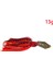 03 Kırmızı 13G Tarzı Jonstar 13GGG Er Yem Balıkçılık Cazibesi Bas Jig Sohbet Yem Buzzbait Wobbler Pike Walleye Için Kauçuk Etek (Yurt Dışından) 1
