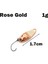 Gül Altın-1g Tarzı New Mini Fishing Lure 1G2G3.5G Spoon Metal Lureerbsit Minnow Small Fgle Hook Jig Stream Trout Baits Pesca Hot (Yurt Dışından) 1