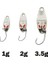 Gül Altın-1g Tarzı New Mini Fishing Lure 1G2G3.5G Spoon Metal Lureerbsit Minnow Small Fgle Hook Jig Stream Trout Baits Pesca Hot (Yurt Dışından) 4