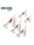 Gümüş 4 Tarzı 1 #-5 # Uzun Er Yem Kaşık Tiz Kancalı Lures Peche Jig Anzuelos Isca Pesca Yapay Yem Olta Takımı Göl Balıkçılığı (Yurt Dışından) 5