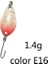 E16 Stili Hexakill .4g.8g.2g.8gg.3g Balıkçılık Metal Renkli Kaşık Yemler Metal Er Cazibesi Alabalık Için Mini Yem Tek Kanca (Yurt Dışından) 1