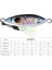 G Tarzı 40G Büyük Jig Balıkçılık Cazibesi Ağırlıkları Balıkçılık Jigleri Tuzlu Su Cazibeleri Metal Bass Jig Isca Yapay Sahte Balık Parıltı Holografik (Yurt Dışından) 1