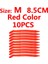 Kırmızı M 10 Adet Tarzı Wifreo Çok Renkli Yumuşak Plastik Yem Balığı Sabiki Rig Yılan Balığı Cazibesi Tuzlu Su Balıkçılık Cazibesi Boyut 7cm 8.5ccm (Yurt Dışından) 1