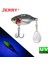 Siyah Gümüş Kırmızı Stil 11G Jerry Dory Metal Bıçak Vıb Tengsten Vibratiog Balıkçılık Lures Colorado Tuzlu Su Tatlı Su Yemi (Yurt Dışından) 1