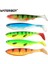 Renk 3 1 Adet Tarzı 15CM 22G M 20CM 22G 55G Yumuşak Yem Büyük Gölgeler Yapay Cazibesi Pvc Malzeme Levrek Levrek Zander Için T Kuyruk Softbaits (Yurt Dışından) 3