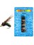 F Stili 5 Adet Nymud Böcek Solucan Dikenli Kanca ile Uçar Alabalık Balıkçılık Fly Cazibesi Yem Pirinç Boncuk Kafa Hızlı Batan Balıkçılık Lures Pesca (Yurt Dışından) 2