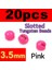 3O5MM Pembe Stil Bimoo Lotted Tungsten Boncuk Jig Nymph Fly Bağlama Malzemesi Altın Gümüş Siyah Turuncu Pembe Gökkuşağı (Yurt Dışından) 1