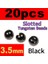 3O5MM Siyah Stil Bimoo Lotted Tungsten Boncuk Jig Nymph Fly Bağlama Malzemesi Altın Gümüş Siyah Turuncu Pembe Gökkuşağı (Yurt Dışından) 1