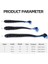 ZW044 Stili 5 ADET-105MM 5g Ardea Silikon Yumuşak Solucanlar Yem Balıkçılık Cazibesi G Wobblers Swimbait Grub Cazibesi Yapay Yem T-Kuyruk (Yurt Dışından) 3