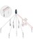 2 Adet Koyu Mavi Stil Bassdash Umbrella Fishing Lure Rig 5 Arms Alabama Rig Head Swimming Bait Bass Fishing Group Lure Snap Swivel Er , 18G (Yurt Dışından) 3
