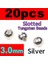 3 mm Gümüş Tarzı Bimoo Lotted Tungsten Boncuk Jig Nymph Fly Bağlama Malzemesi Altın Gümüş Siyah Turuncu Pembe Gökkuşağı (Yurt Dışından) 1