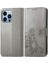 Iphone 13 Için Promax Flip Kapak Zarif Iş Deri Kısa Telefon Kılıfı (Yurt Dışından) 1